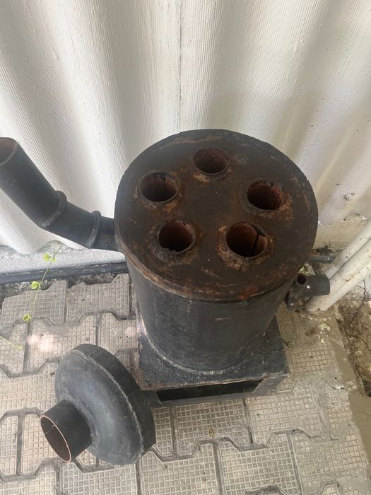 Газовый отопительный котел. самодельный