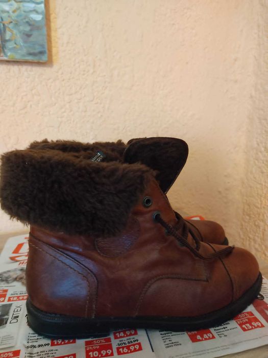 немски Естествена кожа дамски боти/обувки размер 39