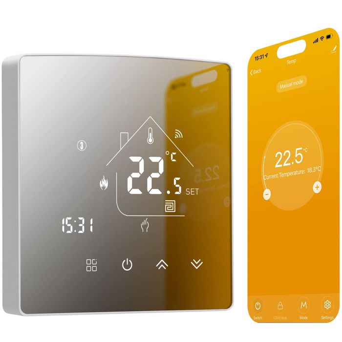 Настолен Стаен интелигентен термостат Tuya