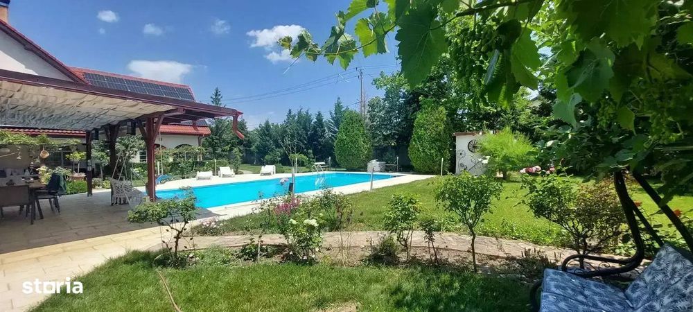 Vila cu 8 Camere Corbeanca | Semineu | Curte 2300mp | Piscina | Sauna