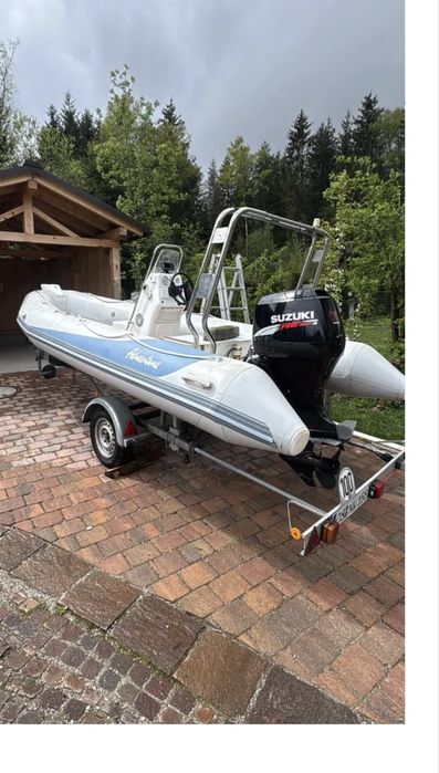 URGENT SUPER PRET Barca RIB Adventure 520 motor 4t Suzuki DF70 consola centrala