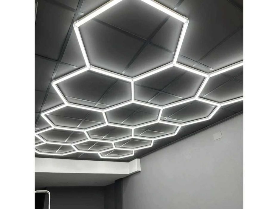 Iluminare LED hexagon tip fagure Led Lumina rece puternica garaj casa