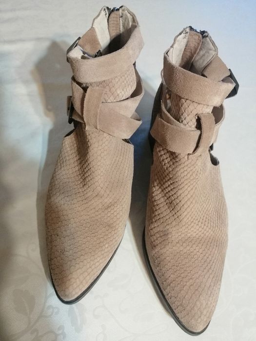 Боти "BIANCO" ест. велур