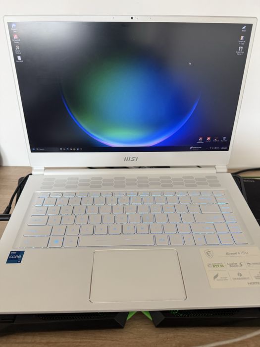 Laptop Gaming Msi Stealth 15m white edition
