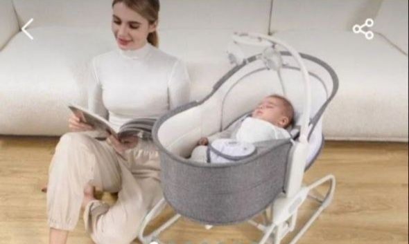 Кроватка-качалка-шезлонг электронные.