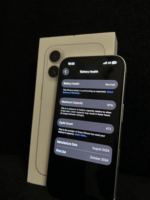 Iphone 16 128gb Бял