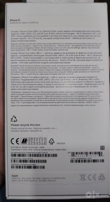 IPhone 13, Midnight, 128 GB