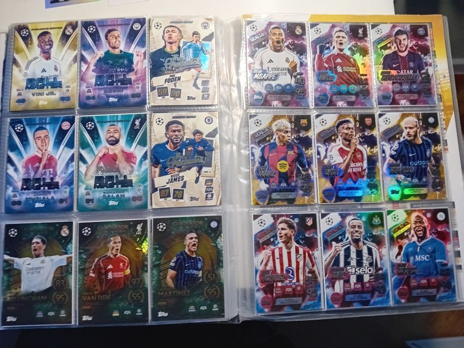 Продавам нови Match attax 25/26 футболни карти.