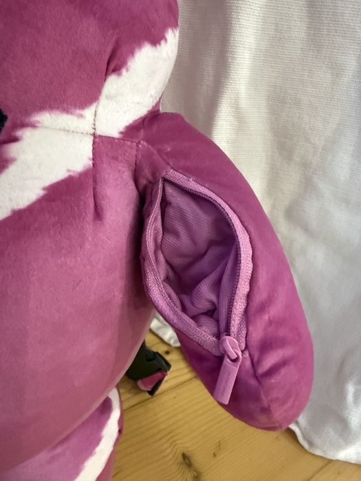 Ghiozdan spreyground urs , roz , nou