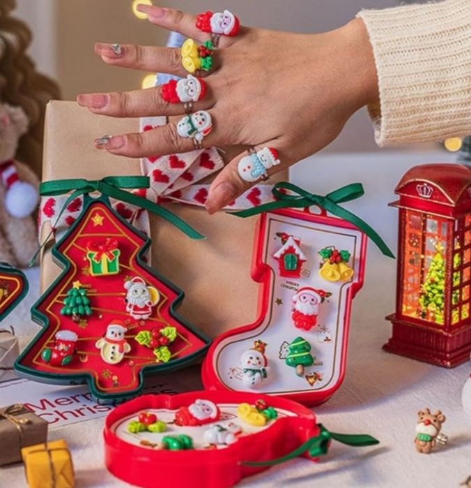 Новогодний набор колец