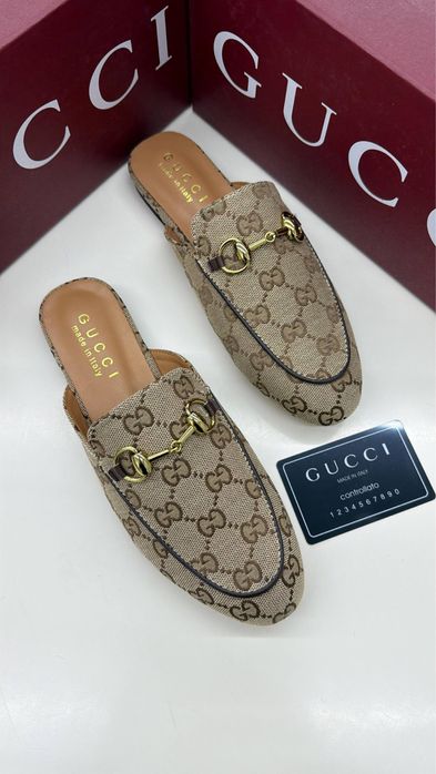 Мюли premium в стиле Gucci , Новые