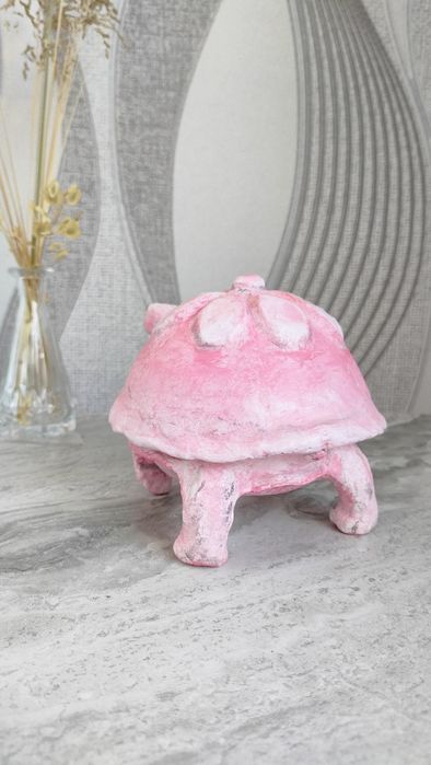 Шкатулка "Розовая черепашка"