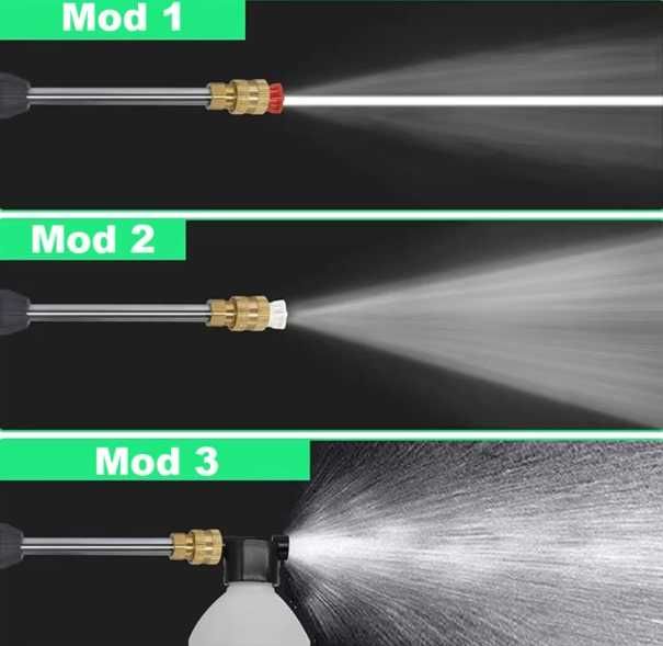 Aparat de spalat cu presiune,fara fir,2 acumulatori, acc  incluse 300w