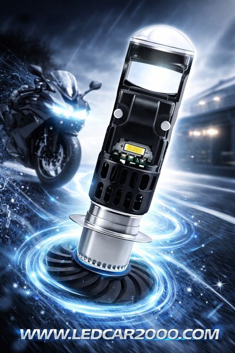 Мощни Лед Крушки за мотоциклет H6M / P15D