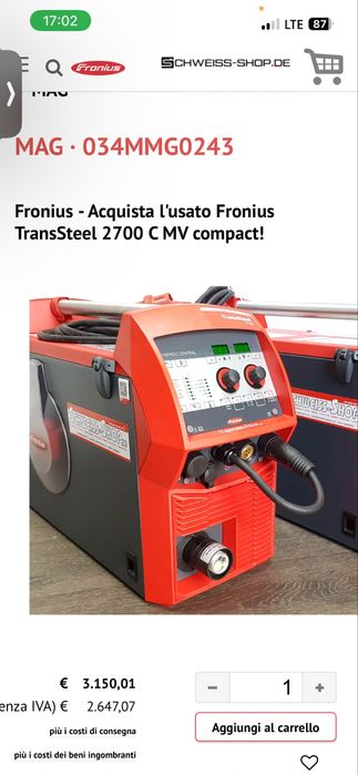 Fronius Transstel2700 puls