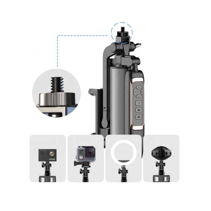 Селфи стик ADYSS A21 P 170 см – Видео стабилизатор | Tрипoд