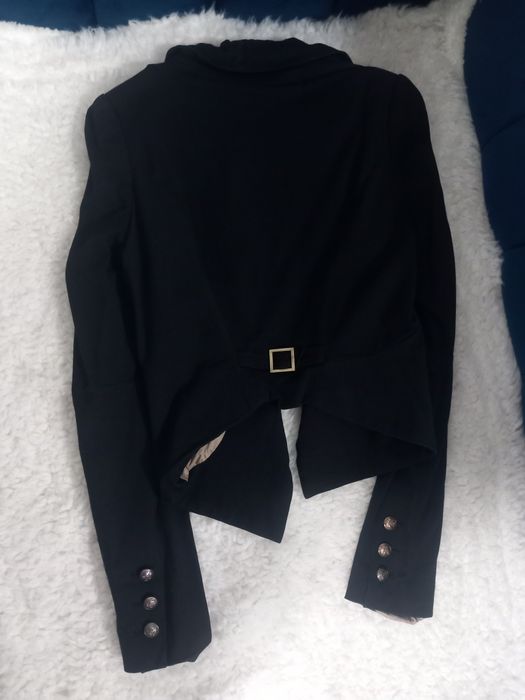 Sacou negru cambrat mărimea S Rich & Royal