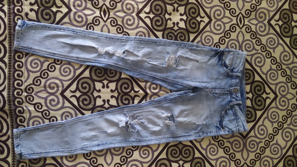 Джинсовые шорты, джинсы
