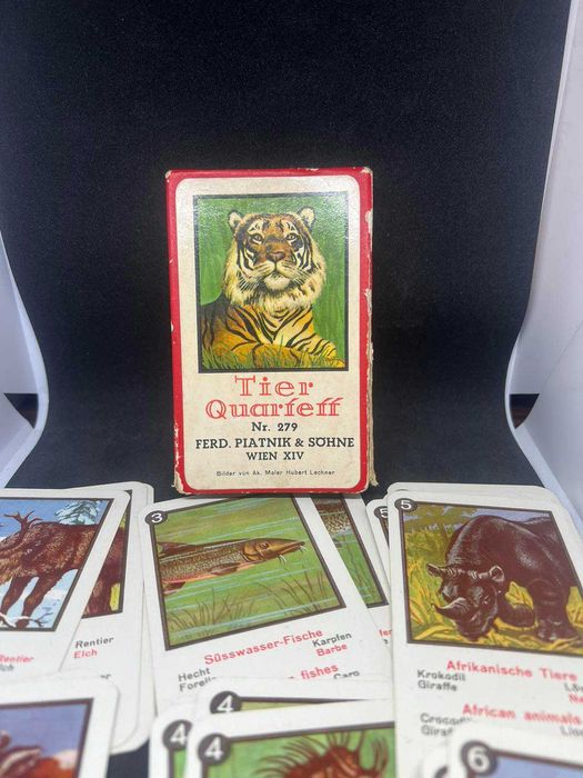 Карти животински квартет - Ferd. Piatnik & Söhne Wien - Nr. 279
