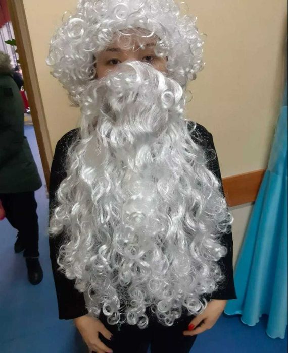 парики для дедушка мороза