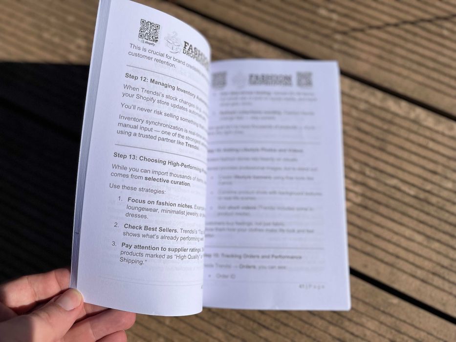 Книга за дропшипинг на дрехи и мода със Shopify (Английски език)