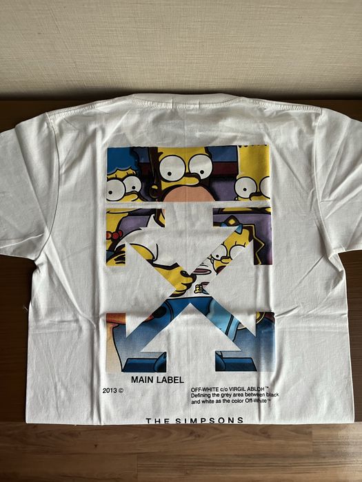 Off white Simpsons тениска
