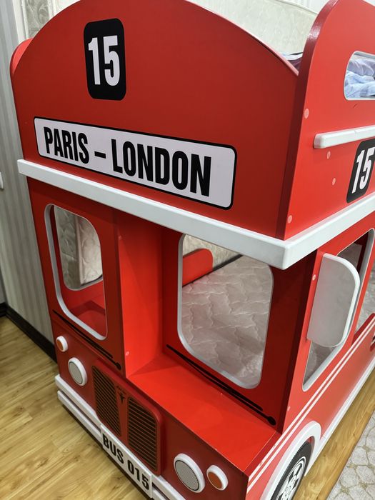 кровать автобус двухьярусная