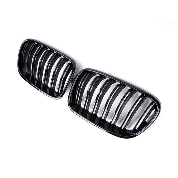 Grile Duble Nari M Bara Fata BMW X3 F25 Non-Facelift (2010-2014) M Look, Negru Lucios