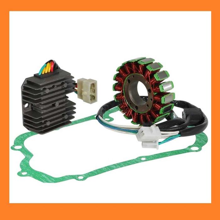 Magnetou Linhai / STATOR LINHAI 300 / Releu incarcare Linhai 300 / PIESE  LINHAI