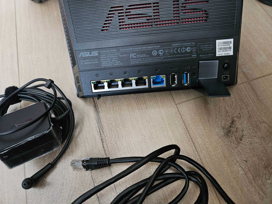 ASUS RT - AC56U, AC 1200 Gigabit