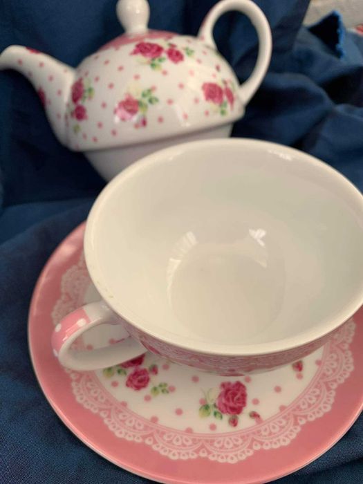 Комплект за чай, The Leonardo Collection, Фин порцелан, Чаша, Чайник