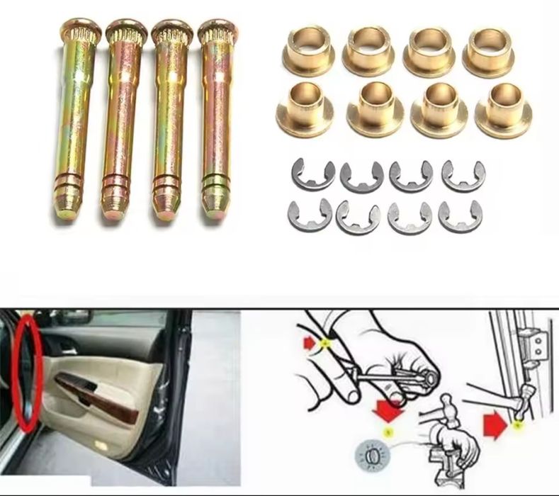 № 504 Комплект 4бр щифтове за панти на Хонда CRV Civic Accord