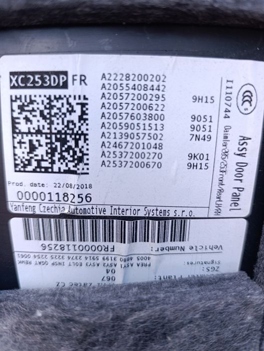 Fețe de ușă Mercedes glc 250