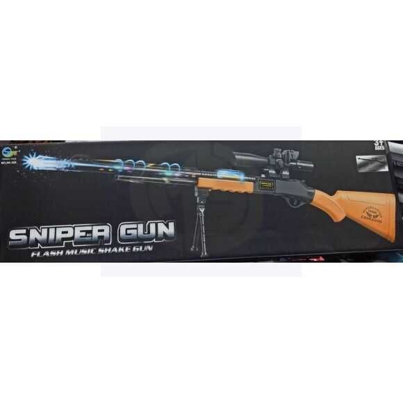 Детска играчка автомат картечница със светлини и звуци