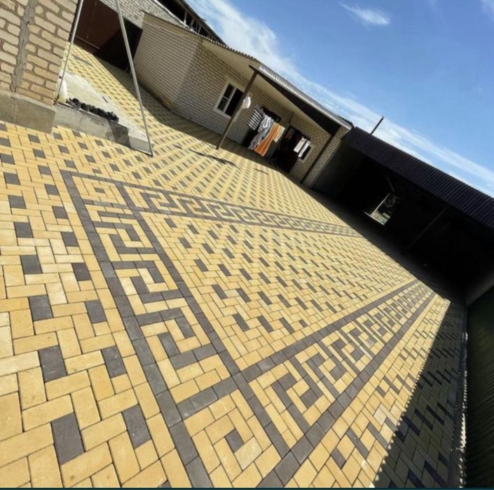 Укладка брусчатка