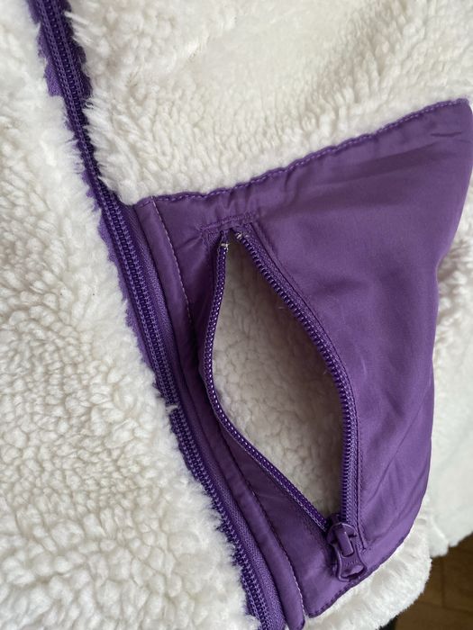 Бяло пухено яке НОВО