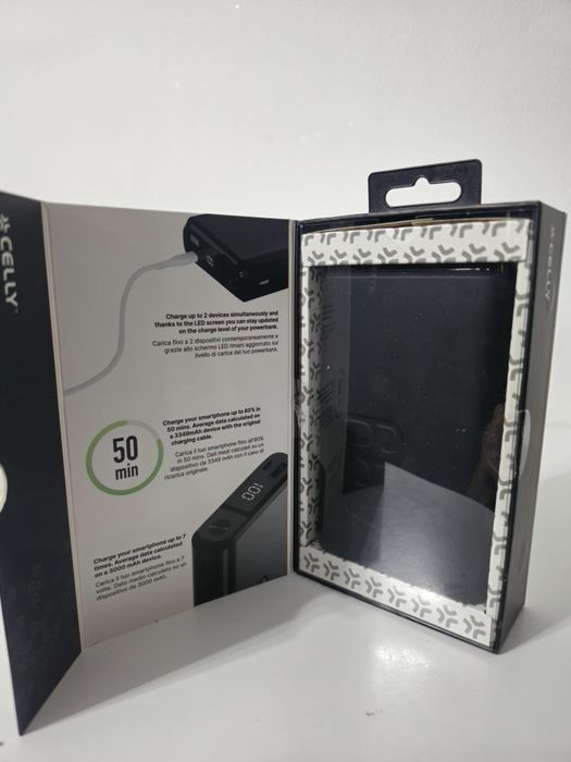 Baterie externa 20.000mAh 65W 1xUSB-A 2xUSB-C