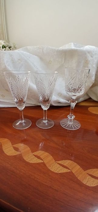 Хрустал фужери и стакани