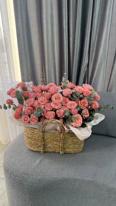 Букет - цветы в корзине