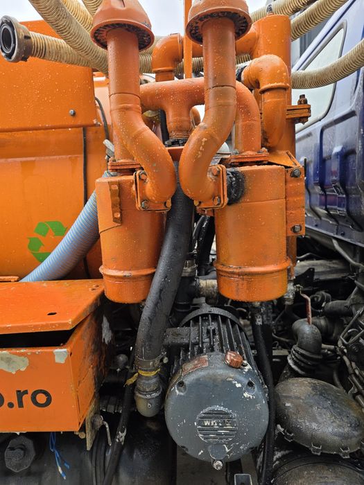 Isuzu NQR hidrocuratitor combinat-vidanja-vitanja-desfundator