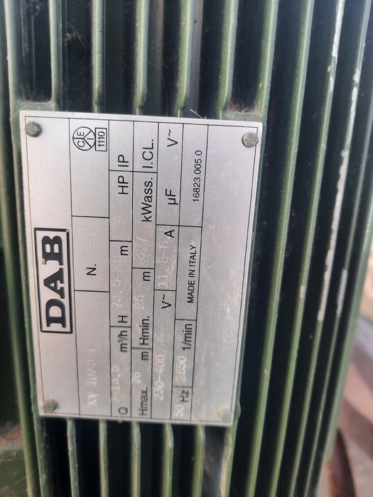 Vand  pompa  DAB kV 1.0/8T    _CP40/20300T