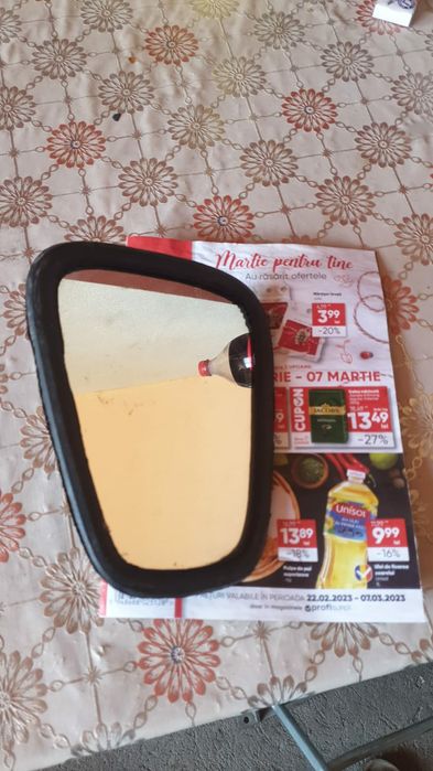 Oglinda cu suport pentru tractor