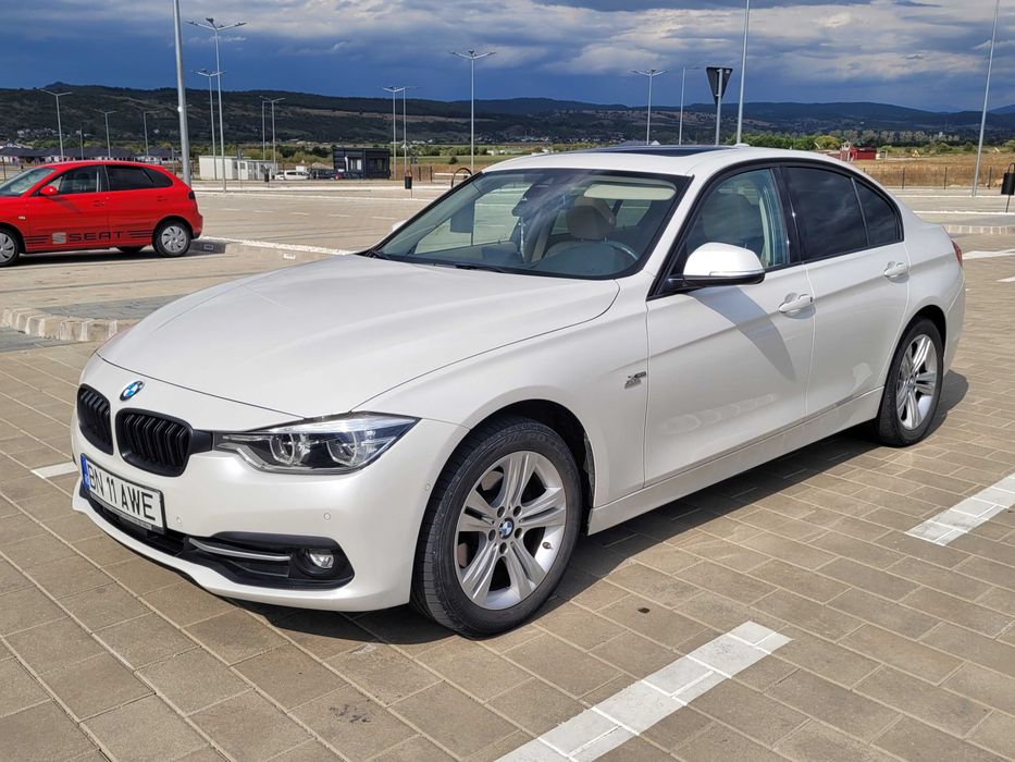 BMW 320D , Automata , 2017, Xdrive, alb perlat, piele, 151.000 km,