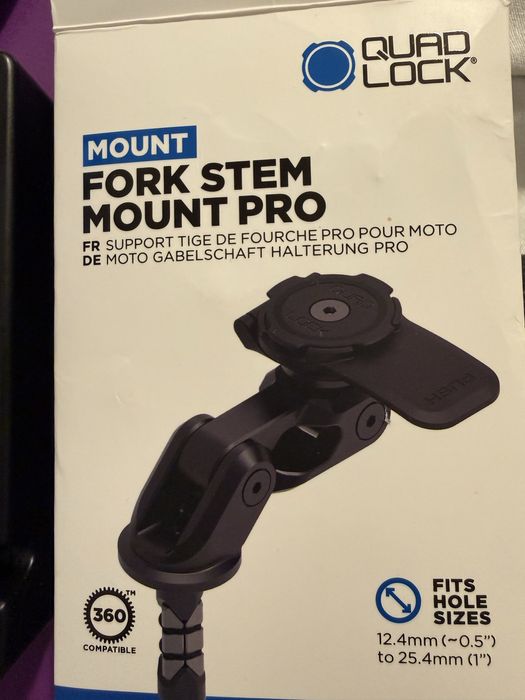 Quad Lock Fork Stem Mount Pro - suport telefon