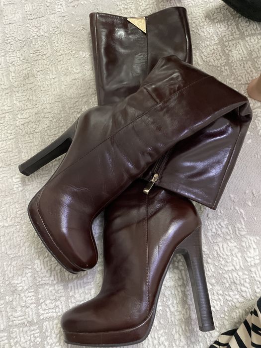 Продам кожанные сапоги!