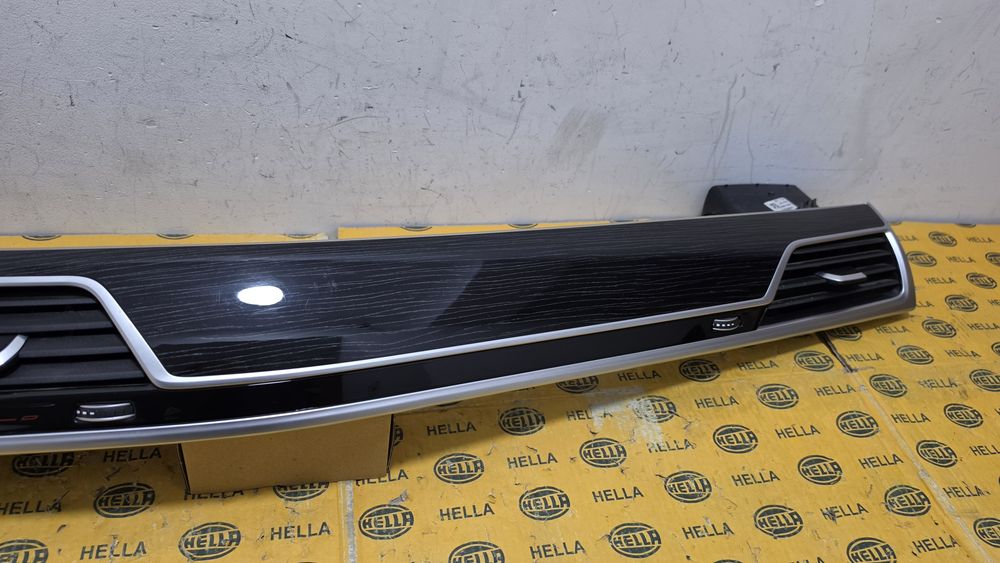 Ornament decor trim plansa bord BMW 7 G11 G12 fineline schwarz 6992255