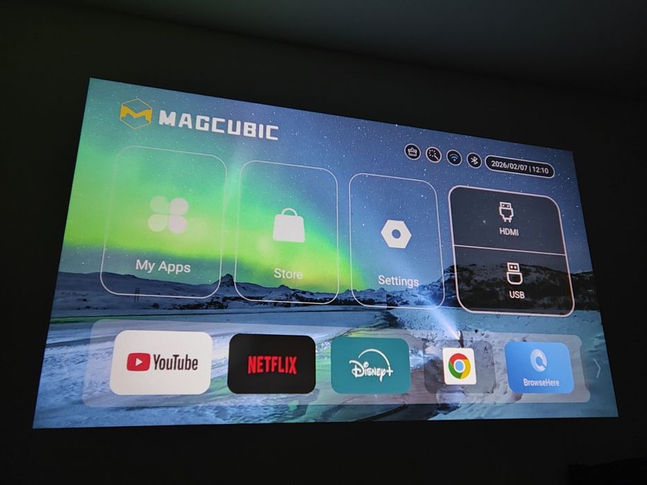 Смарт проектор MAGCUBIC HY300PRO – Про версия + 4K качество!