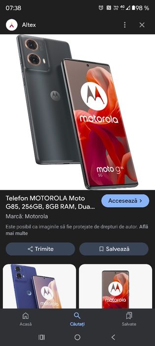 Vand moto g85 5g
