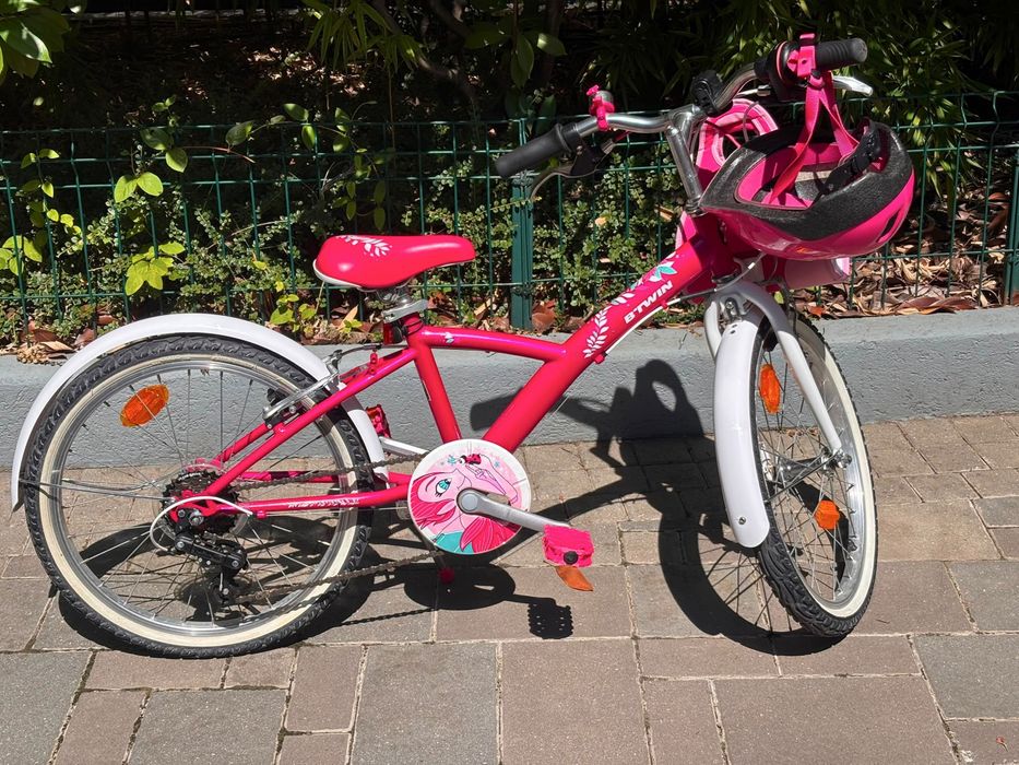 Bicicleta copii B’Twin Mistigirl 500, 20”, 6 viteze