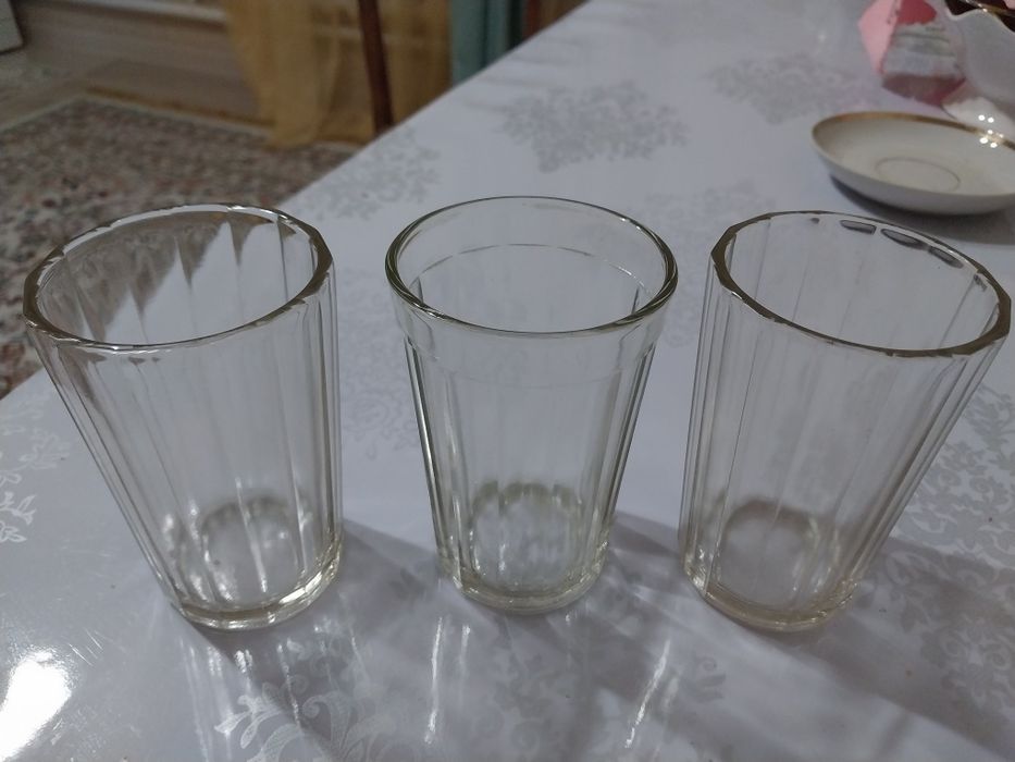 Стаканы граненные советского производства